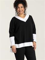 Studio - Tonny Bluse, Sort/Hvid